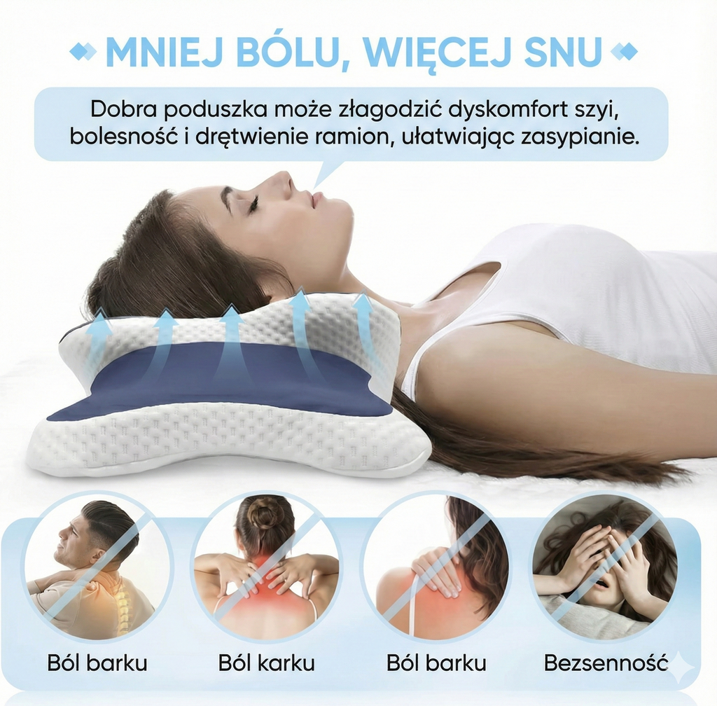 Ortopedyczna Poduszka OrtoSen Pro
