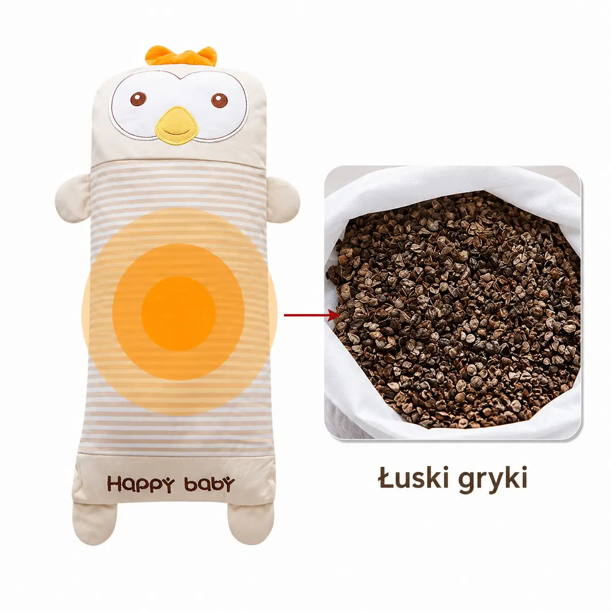 Poduszka gryczana dla dzieci OrtoSen Kids Nature